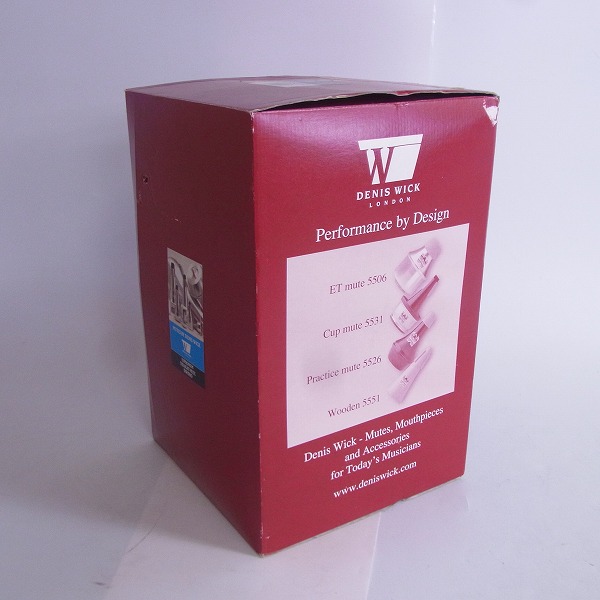 実際に弊社で買取させて頂いたDENIS WICK/デニスウィック ミュート DW5513  ユーフォニアム用  ヘコミ・スポンジ破れありの画像 7枚目