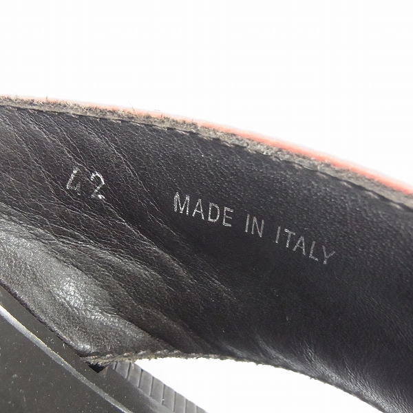 実際に弊社で買取させて頂いたJIMMY CHOO/ジミーチュウ スタースタッズ シャイニーカーフレザーサンダル 42の画像 4枚目