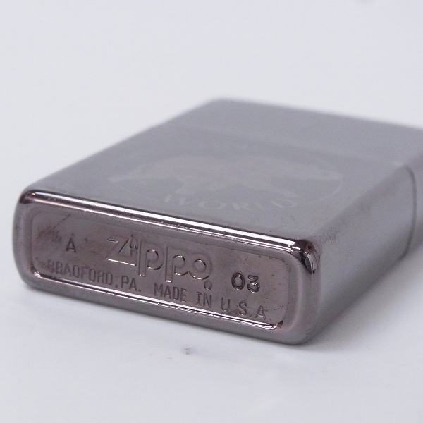 実際に弊社で買取させて頂いたZIPPO/ジッポー HUNTING WORLD/ハンティングワールド 03年製の画像 2枚目