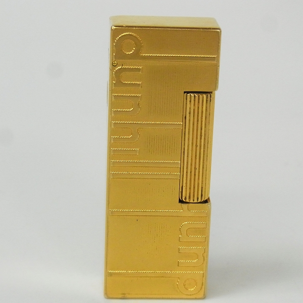 実際に弊社で買取させて頂いたDunhill/ダンヒル ローラー ガスライター 両面ロゴ入り ゴールド