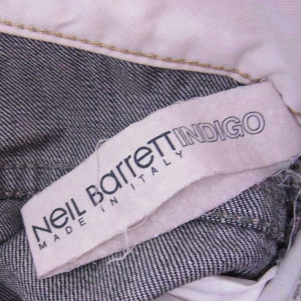 実際に弊社で買取させて頂いたNeil Barrett/ニールバレット INDIGO/ダメージ加工 イタリア製デニムパンツ 29/30 2点セットの画像 2枚目