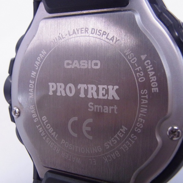 実際に弊社で買取させて頂いたcasio/カシオ PRO TREK/プロトレック Smart Watch スマートウォッチ WSD-F20-BKの画像 3枚目