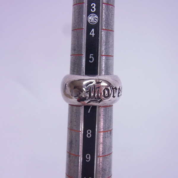 実際に弊社で買取させて頂いたLoree Rodkin/ローリーロドキン ロゴバンド リング 6.5号の画像 4枚目