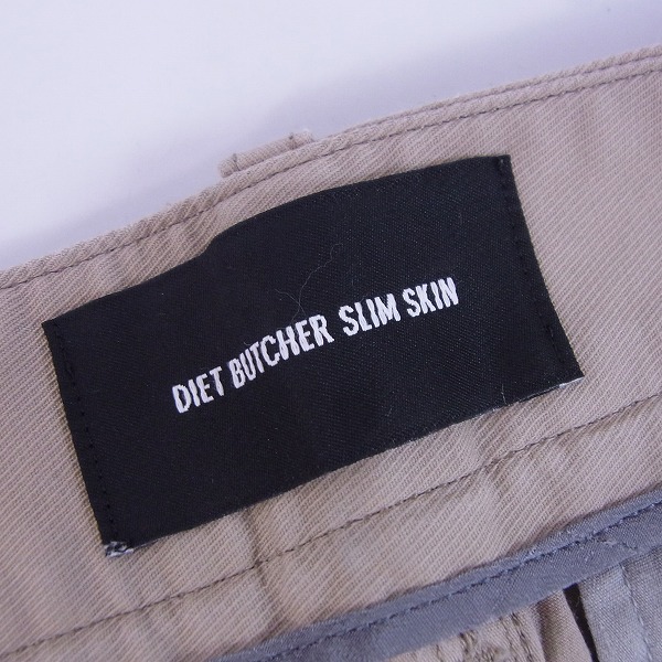 実際に弊社で買取させて頂いたDIET BUTCHER SLIM SKIN/ダイエットブッチャー スリムスキン テーパードチノパンツ/2の画像 3枚目