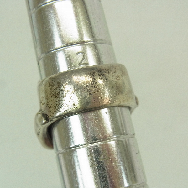 実際に弊社で買取させて頂いたTHIRTEEN DESIGNS/サーティーンデザインズ MAD SKULL RING/マッドスカルリング 13号の画像 4枚目