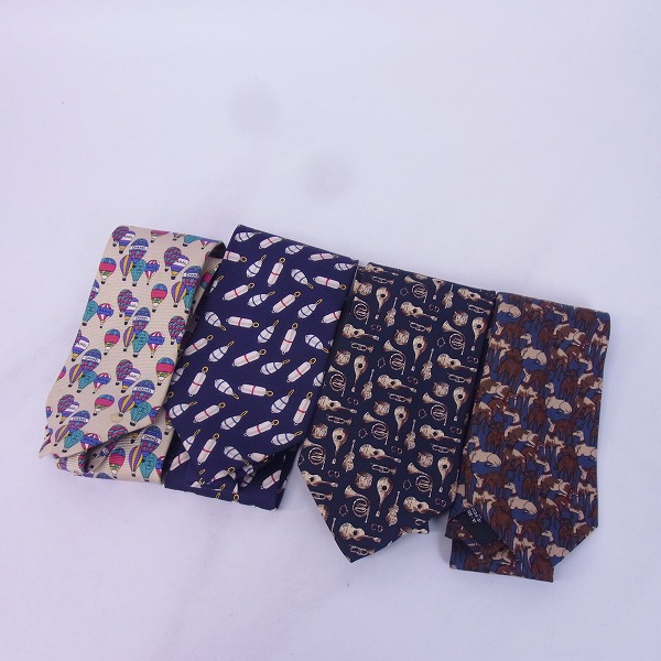 実際に弊社で買取させて頂いたCHANEL/シャネル GUCCI/グッチ Christian Dior/クリスチャン・ディオール ネクタイ 4本セット