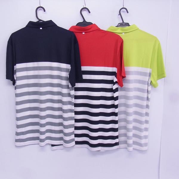 実際に弊社で買取させて頂いたJ.LINDEBERG/Jリンドバーグ ゴルフウェア 半袖ポロ 071-25544 2017年春夏モデル Lサイズ 3点セットの画像 1枚目