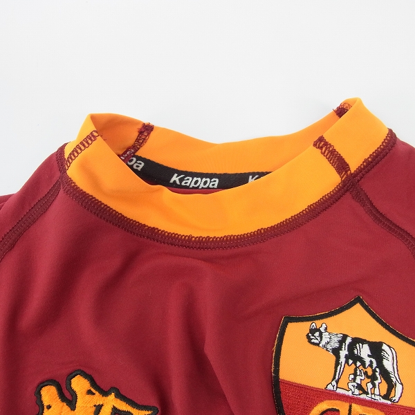 実際に弊社で買取させて頂いたKappa/カッパ ASローマ 中田英寿 #8 ユニフォーム/ゲームシャツ/XLの画像 4枚目