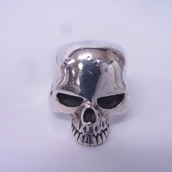 実際に弊社で買取させて頂いた【ギャラ付】CRAZY PIG/クレイジーピッグ ラージエビルスカル リング #27/20号の画像 1枚目