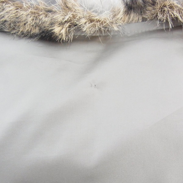 実際に弊社で買取させて頂いたAMERICAN RAG CIE/アメリカンラグ シー ラビットファー付き ダウン ロングコート Fの画像 6枚目