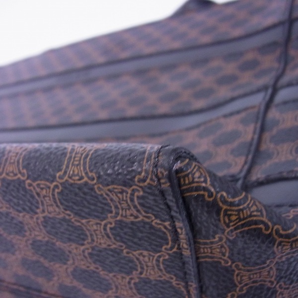 実際に弊社で買取させて頂いたCELINE/セリーヌ レザーハンドバッグ マガダム/総柄 の画像 8枚目