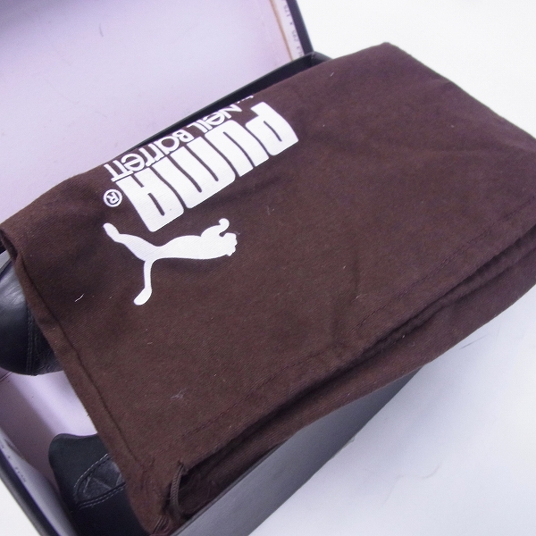 実際に弊社で買取させて頂いたPUMA by Neil Barrett/プーマ レザースニーカー 344816-01/26の画像 7枚目