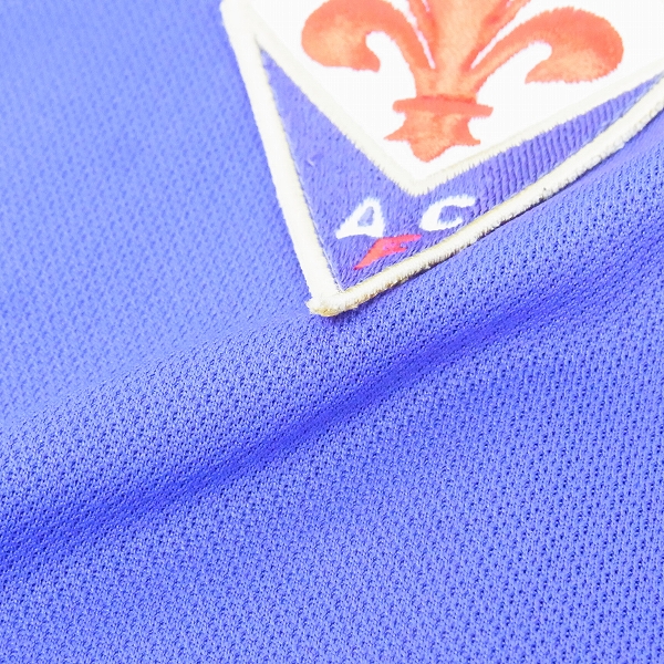 実際に弊社で買取させて頂いたlotto/ロット ＃10 ロベルトバッジオ 10/11 フィオレンティーナ ホーム 半袖ユニフォーム/XLの画像 4枚目