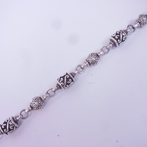 実際に弊社で買取させて頂いたLord Camelot/ロードキャメロット ガーネット付 ネックレスチェーン 50㎝の画像 3枚目