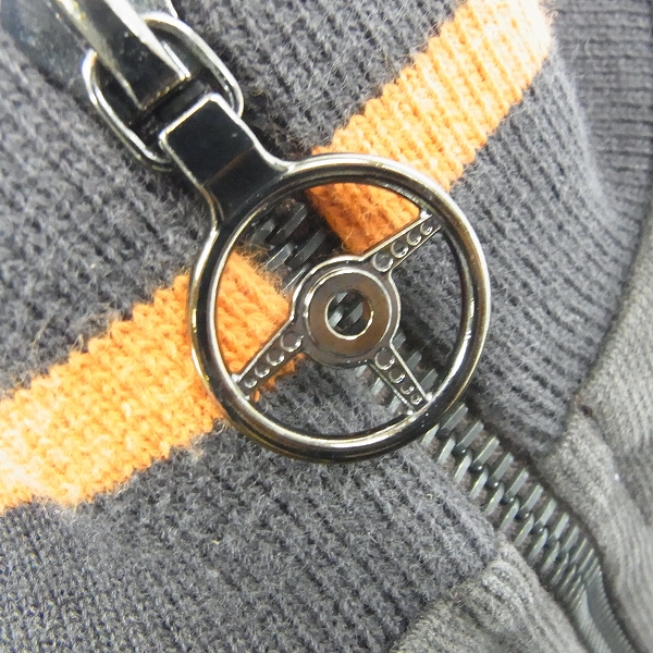 実際に弊社で買取させて頂いたdunhill/ダンヒル ジップアップ ブルゾン スウェット ブラウン/Lの画像 5枚目