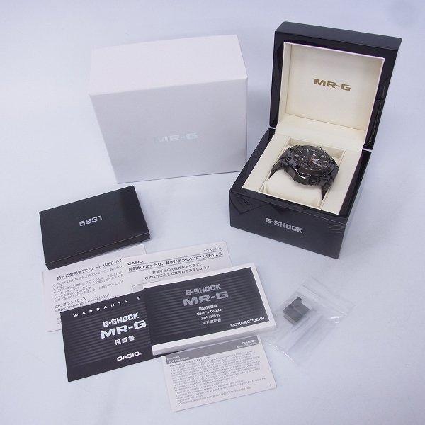 実際に弊社で買取させて頂いた【定価43万↑】G-SHOCK Connectedエンジン 3way/GPS+電波+Bluetooth コバリオン/黒備え MRG-G2000CB-1AJR【未使用】の画像 8枚目