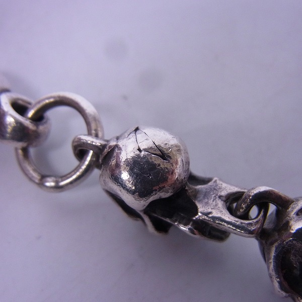 実際に弊社で買取させて頂いた【カスタム】CRAZY PIG/クレージーピッグ グリンスカルウォレットチェーンの画像 5枚目