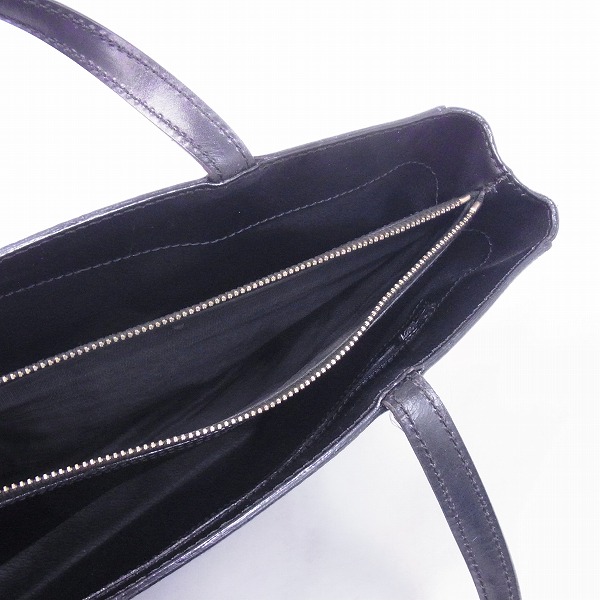 実際に弊社で買取させて頂いたCELINE/セリーヌ レザーハンドバッグ マガダム/総柄 の画像 4枚目