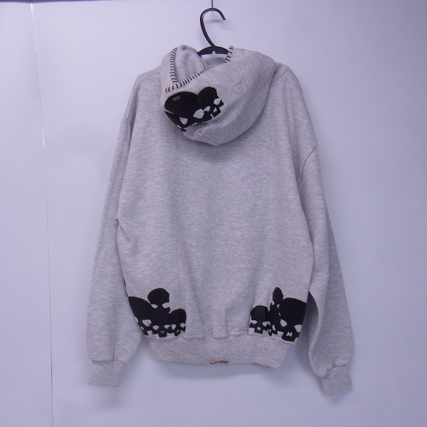 実際に弊社で買取させて頂いたA&G/エーアンドジー スカルパッチ プルオーバースウェットパーカー Mの画像 1枚目