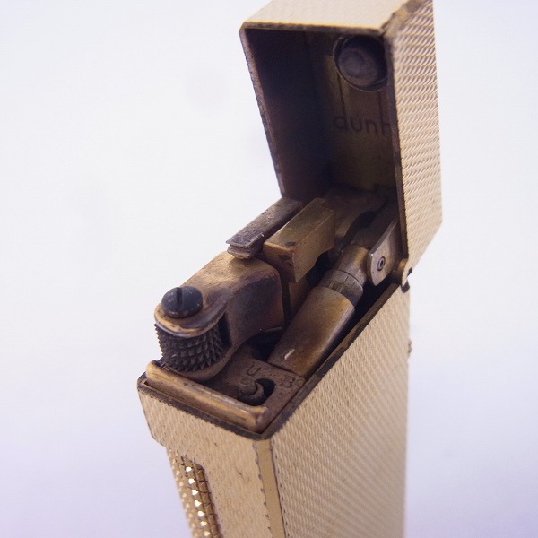 実際に弊社で買取させて頂いたdunhill/ダンヒル サイドローラー ガスライター ゴールドの画像 3枚目