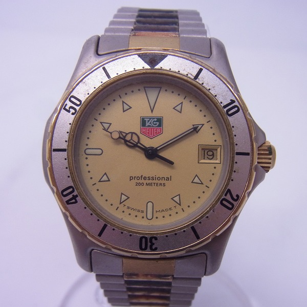 実際に弊社で買取させて頂いたTAG Heuer/タグホイヤー Professional/プロフェッショナル 200METERS クォーツ/ウォッチ【動作未確認】