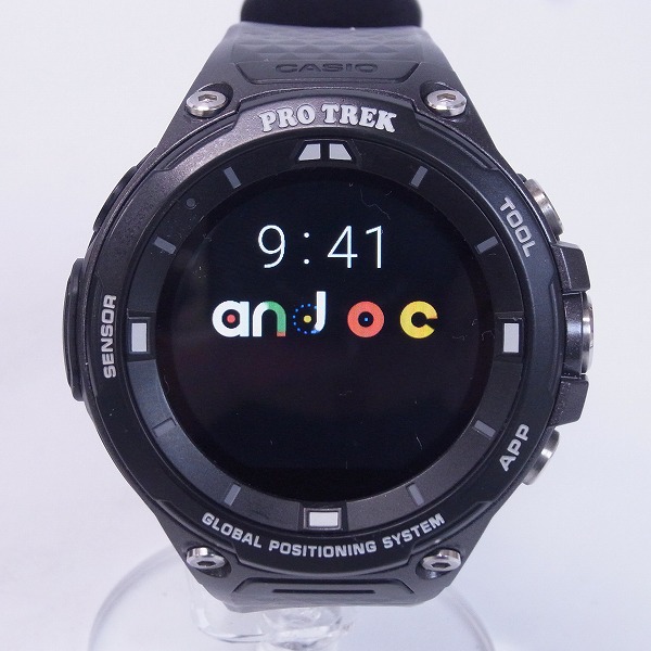 実際に弊社で買取させて頂いたcasio/カシオ PRO TREK/プロトレック Smart Watch スマートウォッチ WSD-F20-BKの画像 0枚目