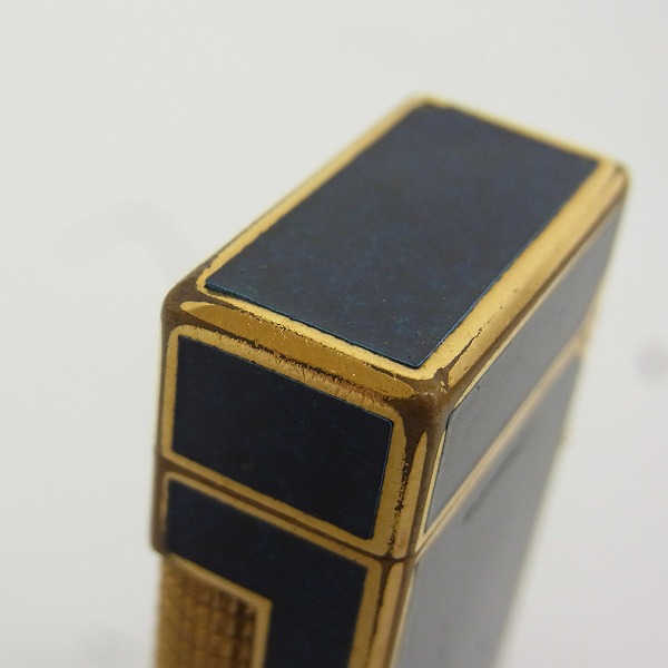 実際に弊社で買取させて頂いたDunhill/ダンヒル ROLLA GAS/ローラ ガス ライター /ブルーの画像 5枚目