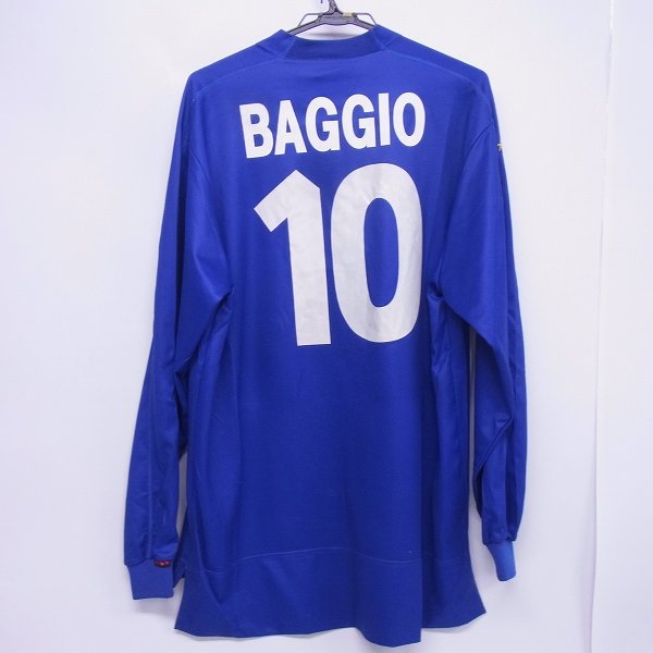 実際に弊社で買取させて頂いたKappa/カッパ イタリア代表 ホームユニフォーム #10 ロベルト バッジョ/XLの画像 1枚目