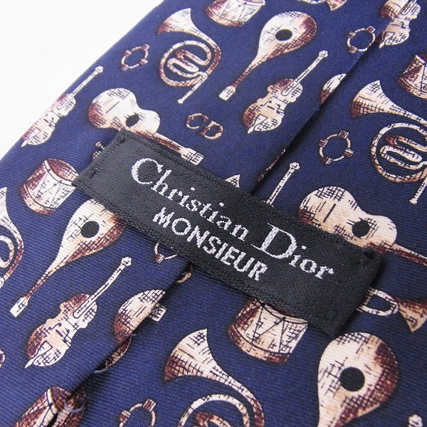 実際に弊社で買取させて頂いたCHANEL/シャネル GUCCI/グッチ Christian Dior/クリスチャン・ディオール ネクタイ 4本セットの画像 3枚目