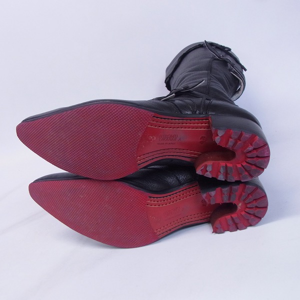 実際に弊社で買取させて頂いたHIROMU TAKAHARA/ヒロムタカハラ ディアロングブーツ/42の画像 2枚目