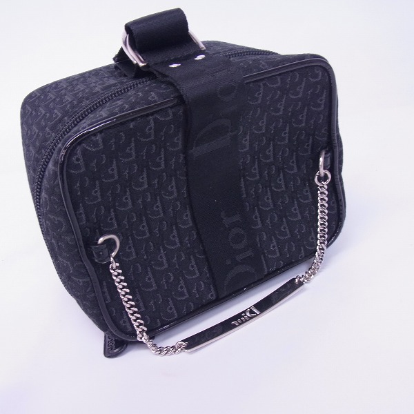 実際に弊社で買取させて頂いたChristian Dior/クリスチャンディオール  ポーチ トロッター柄チェーン付きの画像 2枚目