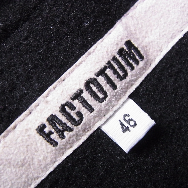 実際に弊社で買取させて頂いたFACTOTUM/ファクトタム チェックライナー付き ウール アラスカン コート 0139517/46の画像 2枚目