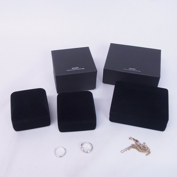 実際に弊社で買取させて頂いたGARNI/ガルニ シルバー リング ネックレス 7号 3点セットの画像 6枚目
