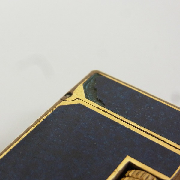 実際に弊社で買取させて頂いたDunhill/ダンヒル ROLLA GAS/ローラ ガス ライター /ブルーの画像 6枚目