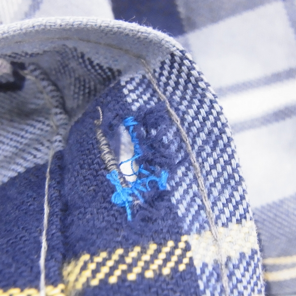 実際に弊社で買取させて頂いたBLUE BLUE/ブルーブルー Paul Smith Jeans/ポールスミス BIG MAC インディゴシャツ 1/M/L 3点セットの画像 8枚目