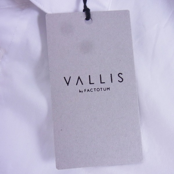 実際に弊社で買取させて頂いたVallis by Factotum/ヴァリス バイ ファクトタム 長袖 シャツ 44の画像 7枚目