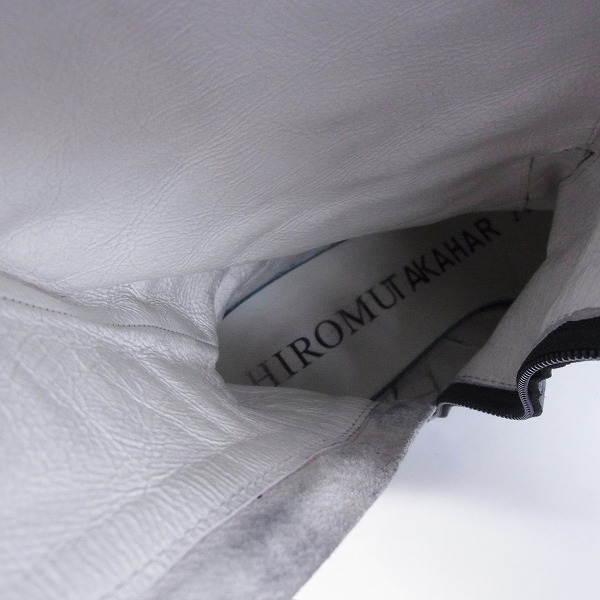 実際に弊社で買取させて頂いたHIROMU TAKAHARA/ヒロムタカハラ ディアロングブーツ/42の画像 4枚目