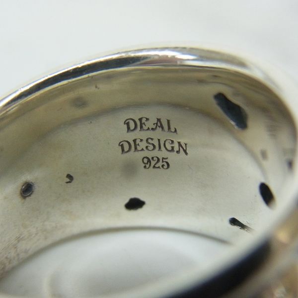 実際に弊社で買取させて頂いたDEAL DESIGN/ディールデザイン トライブスネークワイドリング/21.5号の画像 2枚目