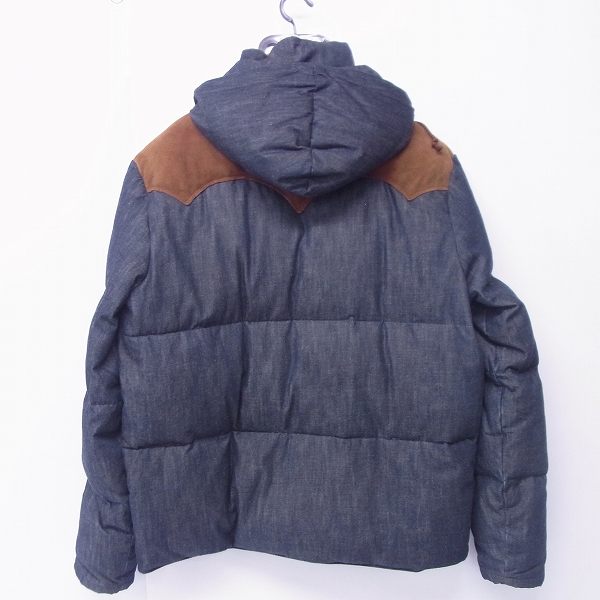 実際に弊社で買取させて頂いたSUGAR CANE/シュガーケーン デニムダウンジャケット/フード付き/XLの画像 1枚目