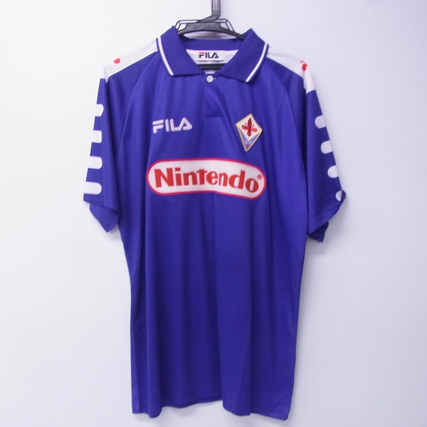 実際に弊社で買取させて頂いたFILA/フィラ 98/99 フィオレンティーナ ルイ コスタ #10 半袖ユニフォーム/L