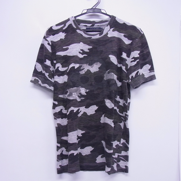 実際に弊社で買取させて頂いたHYDROGEN/ハイドロゲン 半袖Tシャツ カモ/迷彩柄 スカル/M