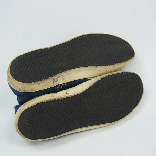 実際に弊社で買取させて頂いたGOLDEN GOOSE/ゴールデングース FRANCY/フランシー サイドジップハイカットスニーカー G25U591 A5/44の画像 2枚目