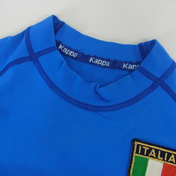 実際に弊社で買取させて頂いたKappa/カッパ 2002年 イタリア代表/ホーム ロベルト バッジョ #10 半袖ユニフォームの画像 6枚目