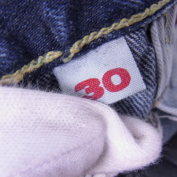 実際に弊社で買取させて頂いたBLUE BLUE/ブルーブルー デニム パンツ ダメージ加工/30の画像 4枚目