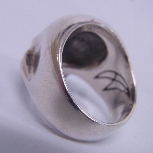 実際に弊社で買取させて頂いたCRAZY PIG/クレイジーピッグ スモールエビルスカルリング 13号 の画像 1枚目