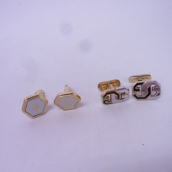 実際に弊社で買取させて頂いたChristian Dior/クリスチャンディオール GIVENCHY/ジバンシィ カフス 2点セット