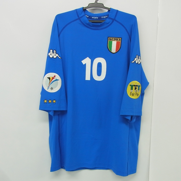 実際に弊社で買取させて頂いたKappa/カッパ 2002年 イタリア代表/ホーム デル ピエロ #10 半袖ユニフォーム