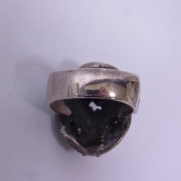 実際に弊社で買取させて頂いた【ギャラ付き】CRAZY PIG DESIGNS/クレイジーピッグ スカル＆スネークリング/29号の画像 3枚目