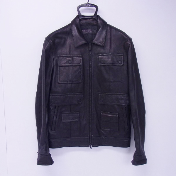 実際に弊社で買取させて頂いたNeil Barrett/ニールバレット レザージャケット/ブルゾン スリムフィット/XS
