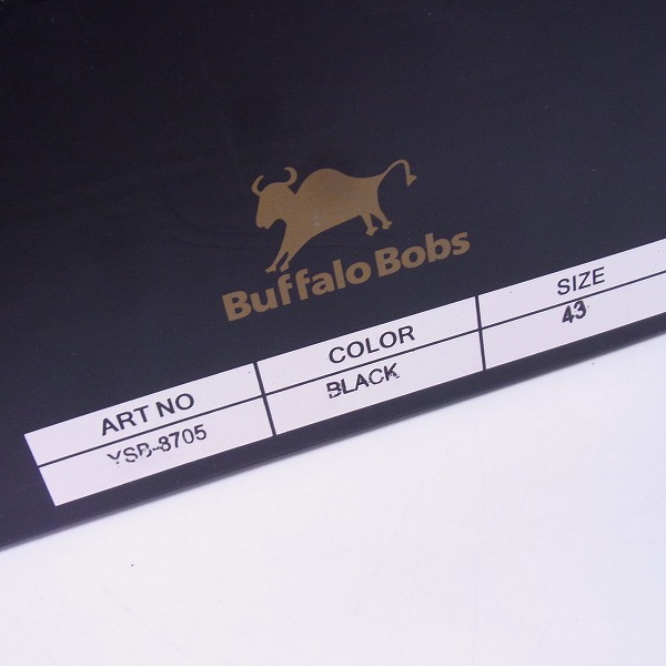 実際に弊社で買取させて頂いたBUFFALO BOBS/バッファローボブズ スウェードブーツ バックジップアップ YSB-8705/ブラック 43の画像 8枚目